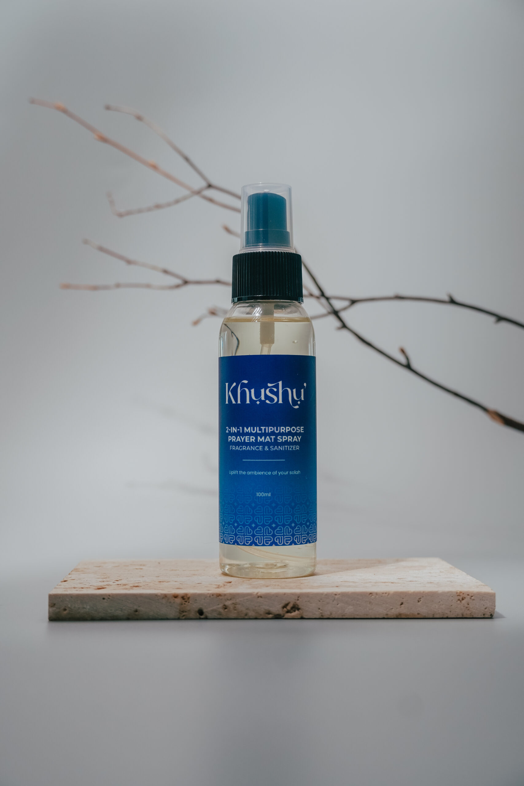 Khushu' 2in 1 Multipurpose Prayer Mat Spray - Image 3
